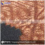 high quality microfiber suede bronzed fabric