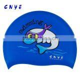 CNYE 2015 Best Selling Swimming Cap Kids Swim Cap Custom Printed Child Swimming Cap thumbnail-3