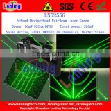 2013 Lanling beautiful green moving head and fat beam laser projector