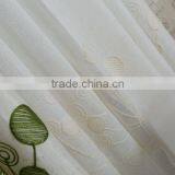 100% Polyester Luxury Salon Hall Polyester Green Embroidery Sheer Voile Fabric Curtain thumbnail-6