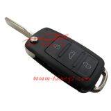 Key Cover 3 Button Auto Car Key Blank for Audi thumbnail-2