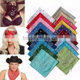 China Classic Fashion 22x22" 100% Cotton Men's Hiphop Headwrap thumbnail-2
