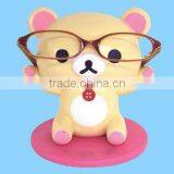 Resin Relax Bear Glasses Stand Statue thumbnail-1