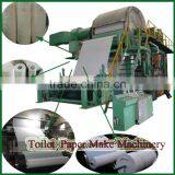 Automatic Waste Paper As Raw Materials toilet tissue paper machine Complete Line Equipment