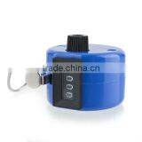 Chrome Hand Held 4 Digit Display Number Tally Counter Clicker Golf Blue