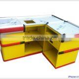 Standing Structure Medical Store Cashier Counter Design