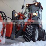 Everun ER08 Small Wheel Loader With Snow Blade