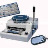 Hand Press Table Character Letter Number Metal Plate Punch Set thumbnail-1