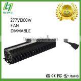 Hydroponic Light Ballast HID 277V1000W Electronic Dimmable Ballast With Cooling Fan Original Manufacturer thumbnail-2