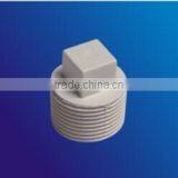 plastic pipe fitting male thread end plug