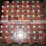 NATURAL COLOR MULTI RED ONYX MOSAIC TILES COLLECTIONS thumbnail-5