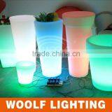 WOOLF Led Furniture From China Waterproof Led High Ice Bucket Bar Table Furniture Supplier