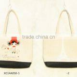 2015 Hot Selling Printed Canvas Tote Bag thumbnail-1