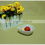 Wholesale High Quality White Ceramic Olive Shape Dish thumbnail-2