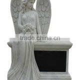 Tombstone.Hand Carved Cemetery Angel Statue Tombstone thumbnail-2