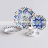16pcs Round Shape Cearmic Dinnerware Set, Porcelain with Decal Printing