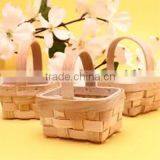 Manufacturer Wholesale 100%by Hand in Wood Material Fruit or Vegetables Basket thumbnail-2