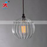 Adjustable modern glass shades pendant lamp