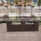 Nice and Elegant Wicker Connected 5 Pcs Flower Pot Set thumbnail-4