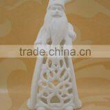 Wholesale Porcelain Tealight Candle Holder With Santa Claus Shape thumbnail-2