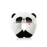 2017 New Products Decorative Panda Bolster Cushion Animal Shaped Plush u Pillow for Promotional Gifts