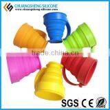 Daily Necessory Folding Cup, Silicone Foldable Mug, Multifunctional Container