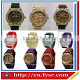 2013 wholesale sports fashion COLORFUL Geneva silicone watch,silicone geneva watch,silicone watch
