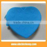 Promotional Gifts Heart Shape Coin Bag Silicone Mini Purse Silicone Coin Purse thumbnail-1