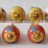 New Mix Design Hand Painted Cabinet Ceramic Knobs thumbnail-1