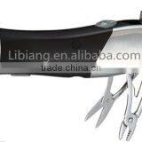 Stainless Steel Multifunctional Torch Flashlight With Knives And Scissors thumbnail-6