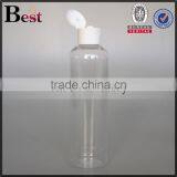 2017 Hot New Products Cosmetic Toner 200ml Flat Shoulder Beard Oil Clear Plastic Shampoo Bottle Caps Flip Top Cap thumbnail-6