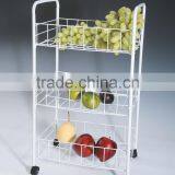 127-46 3-Tier Storage Cart With Wheels thumbnail-1