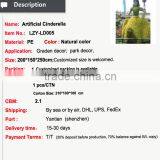 Plastic Hedge Artificial Green Grass Plant Statue thumbnail-2