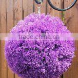 30CM Artificial Purple Heather Ball Topiary Grass Balls thumbnail-1
