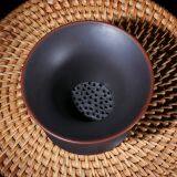 Nixing Pottery Tea Filter Container Guangxi Qinzhou Handmade Tea Ware Tea Infuser thumbnail-3