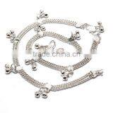 SILVER Plated BELLS ANKLET PAYAL Foot Bracelet thumbnail-1