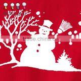 Customzied Christmas Snowman Printing White and Black Christmas Clothes T Shirt Kidswear thumbnail-3
