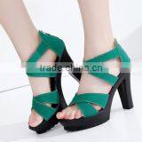 Ladies Fashion Shoes Women Sexy Big Size High Heel Sandals thumbnail-3