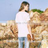 Wholesale High Quality Women Tops and Blouses Summer Clothing Loose Fashion Women Wear Printing Plain Cotton T-shirts thumbnail-2