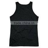 Wholesale 3d Design Mens Fitness 100 Polyester All Over Sublimation Tank Top thumbnail-4