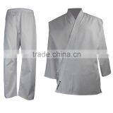 Customized Training Karate Suits , Martial Arts 100% White Cotton Judo Uniforms With Embroidered Logo thumbnail-2