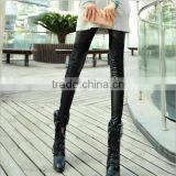 EY0035L Hot sale women winter leggings leather leggings