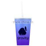 USA Made 20 oz Color Change Tumbler With Straw And Lid - Comes With Your Logo thumbnail-3