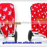 Lovely Animal Printed Knit Baby Blanket thumbnail-2