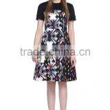 Gilrs Printing Short Sleeve Fashion Dress thumbnail-1