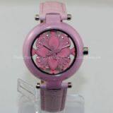 Women/ladies Ceramic Watch 2014Best Lady Flower Watches For Gift Set Girls Smart Wristwatch thumbnail-3