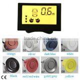 Car LCD Display 8 Parking Sensor Reverse Radar Front 4 Rear 4