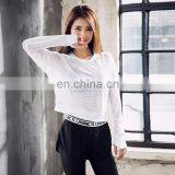 2017 New Design Sexy Transparent Loose Fit Dropship Fitness Clothes Women Gym thumbnail-1