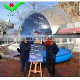Giant Santa Claus Christmas Inflatable Human Size Snow Globe Sale thumbnail-2