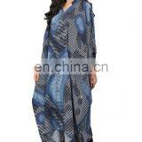 Women's Fusion Dotted Printed Style Free Size Kaftan Girls Party Wear Dresses 2017 / Actresses Dresses Collection (kaftans 2017) thumbnail-4